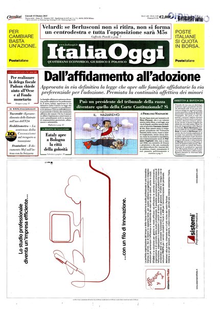 Italia oggi : quotidiano di economia finanza e politica